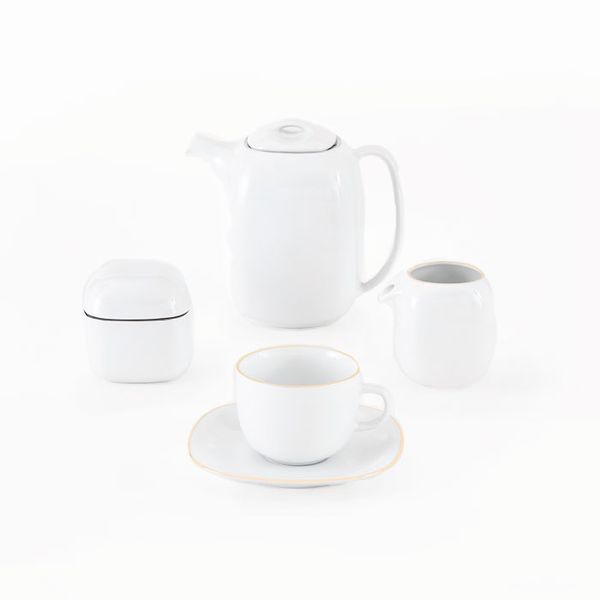 سرویس غذاخوری 98 پارچه چینی زرین ایران سری کواترو مدل سمن درجه یک