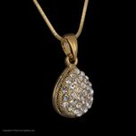 گردنبند زنانه طرح اشک کد 001