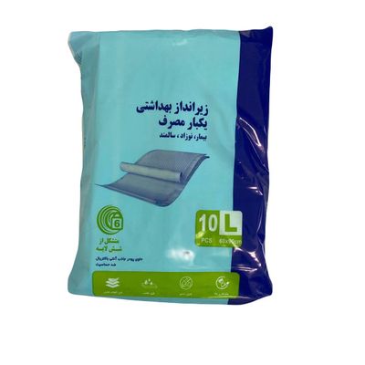 پد زیر انداز بهداشتی یکبار مصرف سگ و گربه مدل pett10 بسته 10 عددی