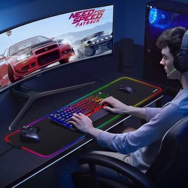 موس پد مخصوص بازی لومینوس مدل Luminous RGB MousePad