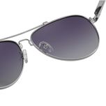 عینک آفتابی خلبانی پلاریزه آلبرت وگ مدل JS8528C05-P120 Polarized Flex