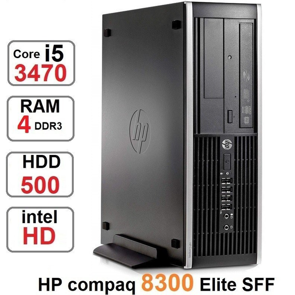 کیس استوک اچ پی مدل کامپک الیت 8300 پردازنده i5 نسل 3 HDD500GB 4GB intel