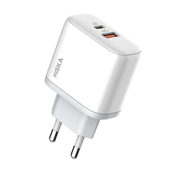 شارژر دیواری هیسکا مدل H-108 به همراه کابل USB-C