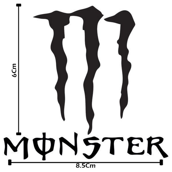 برچسب بدنه خودرو صفا طرح MONSTER