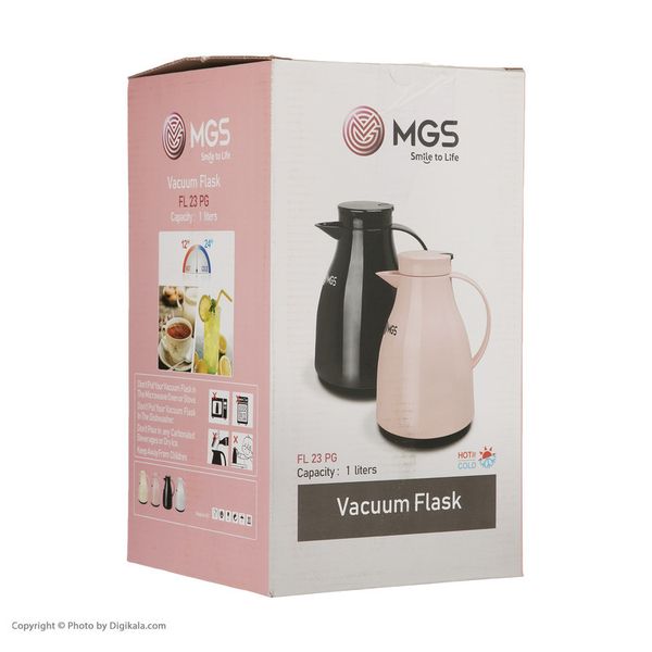 فلاسک ام جی اس مدل top glass گنجایش 1 لیتر