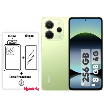 گوشی شیائومی Redmi Note 14 4G دو سیم کارت 256 گیگابایت و رم 8 گیگابایت - به همراه یک عدد قاب، محافظ صفحه نمایش و محافظ لنز دوربی