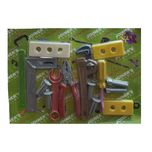 ست اسباب بازی ابزار مدل نجاری مجموعه 15 عددی