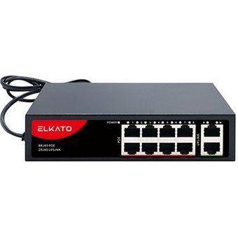 سوئیچ شبکه 8 پورت PoE الکاتو مدل EL-1SBL082GP-120W (سری Lite)