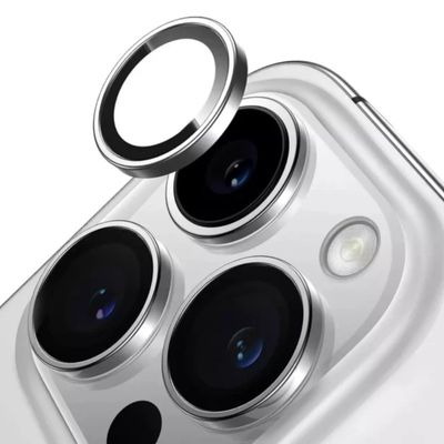 محافظ لنز دوربین فلزی مدل LENS FILM مناسب برای گوشی موبایل IPHONE 15 Pro Max