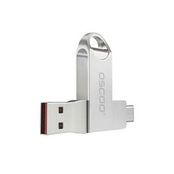 فلش TYPE-C اسکو مدل CU-002 ظرفیت 128 گیگابایت USB3.0 با گارانتی شرکتی