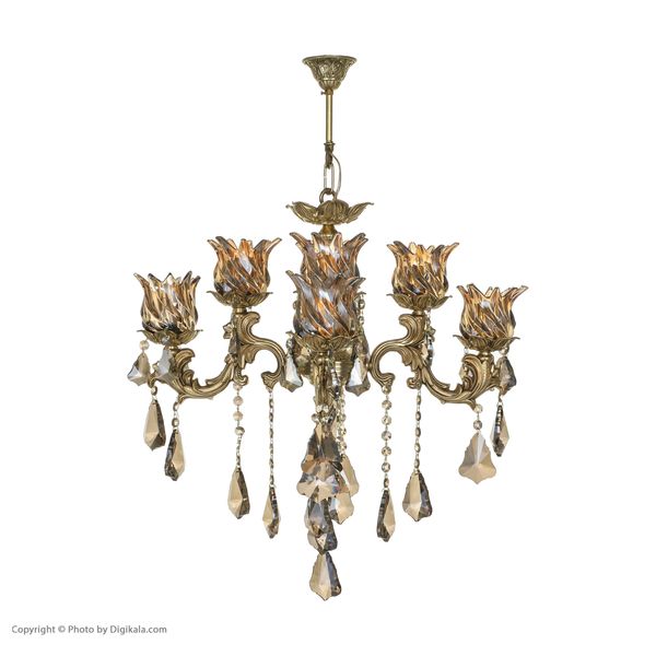 لوستر 8 شعله شاهان تک کد M/6016