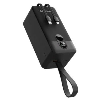 پاوربانک پرودو مدل Integrated Cables ظرفیت 50000 میلی آمپر