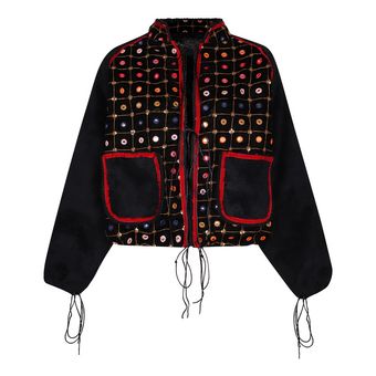 کاپشن زنانه گره استایل مدل S-001