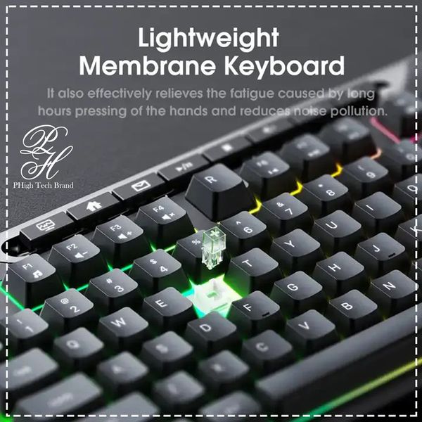 کیبورد پی های تک مدل RGB x260 Professional