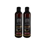 شامپو تقویت کننده مو اکسونیک مدل خاویار حجم 300 میلی لیتر مجموعه 2 عددی