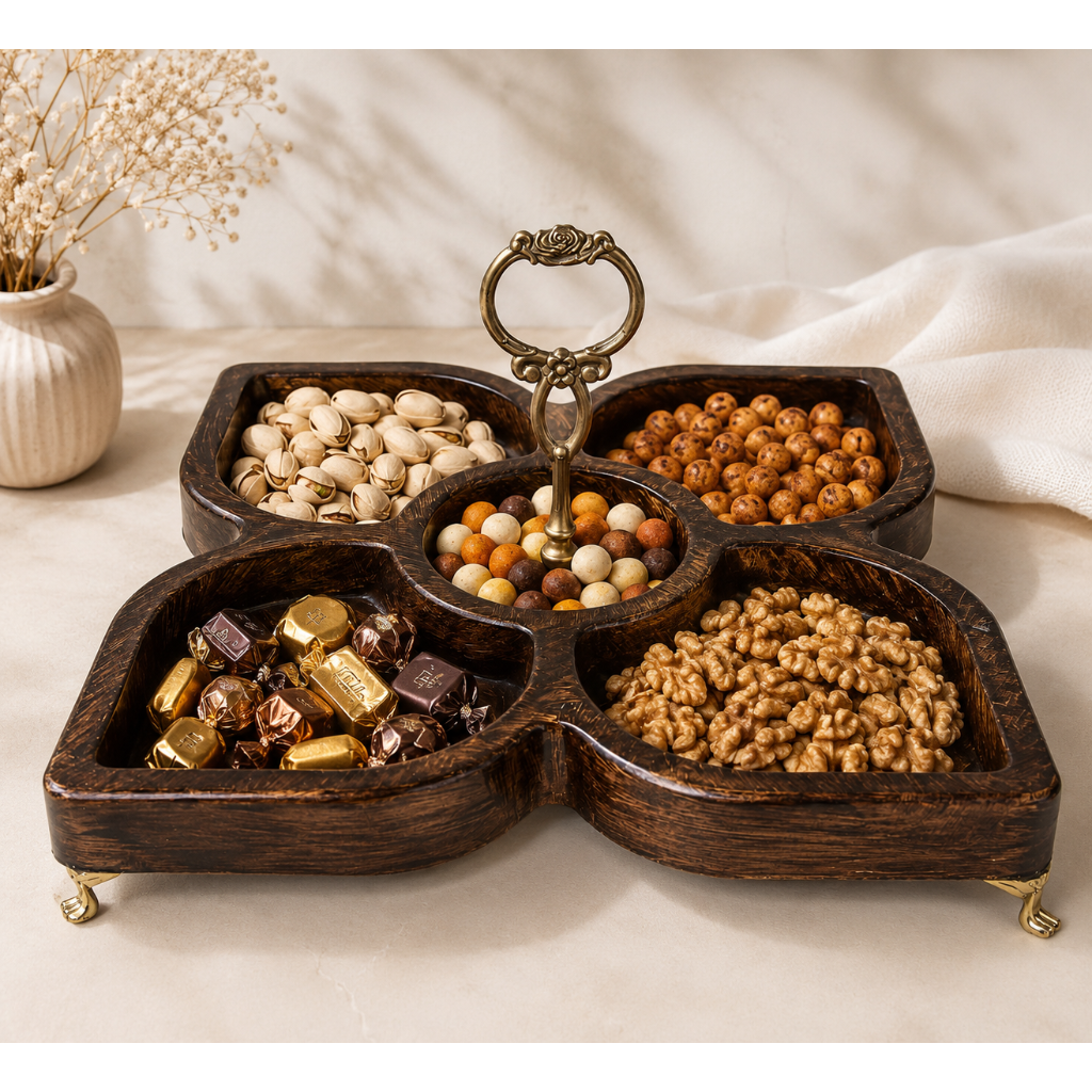 اردو خوری قلب شش پر مدل سنگ مصنوعی طرح چوب