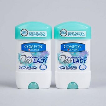 ژل شفاف ضد تعریق زنانه کامان مدل Long Lasting حجم 75 میلی لیتر بسته 2 عددی
