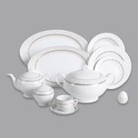 سرویس غذاخوری 102 پارچه 12 نفر چینی زرین ایران مدل Hadiye سری ایتالیا اف درجه یک