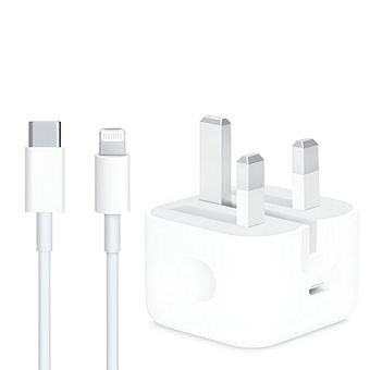 شارژر دیواری 25 وات مدل 25w - 14 PRO MAX به همراه کابل لایتنینگ