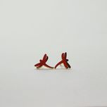 گوشواره زنانه مدل میخی طرح سنجاقک