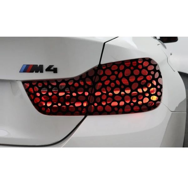 برچسب چراغ خودرو رادیانس طرح Gravel کد J82 بسته دو عددی