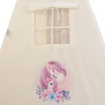 چادر بازی کودک مدل سرخپوستی طرح تکشاخ کد PT512