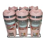 ست جا ادویه 6 پارچه کاپریس مدل فلورا کد 05