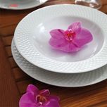 سرویس غذاخوری 28 پارچه چینی زرین ایران سری رادیانس مدل White 2 درجه عالی