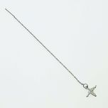 گوشواره زنانه مدل بخیه ای طرح ضربان کد 480GUZ*543