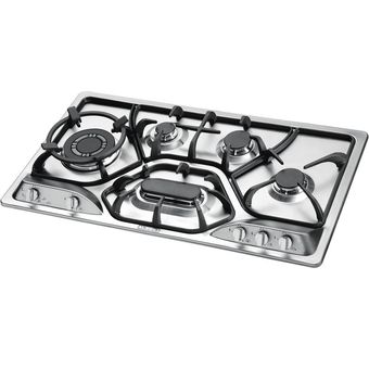 اجاق گاز صفحه‌ای پنج شعله استیل البرز مدل S-5908