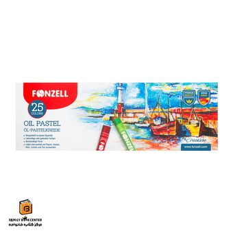 پاستل روغنی 25 رنگ فونزل (FONZELL)