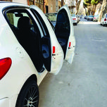 برچسب شبرنگ هشدار باز بودن درب خودرو مدل R7YP7 مناسب برای پژو 207 بسته 4 عددی