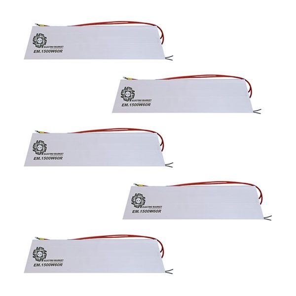 مقاومت ترمز الکترو مارکت زریر مدل EM1500W60R بسته 5 عددی