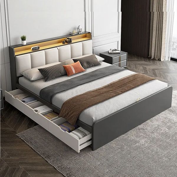 تخت خواب دو نفره مدل الما سایز 160×200 سانتی متر