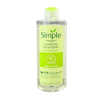 تونر تسکین دهنده و شاداب کننده سیمپل مدل Soothing Facial Toner حجم 200 میلی‌لیتر (اصل)