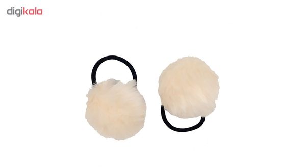 کش مو طرح پوم پوم مدل mk370 بسته 2 عددی*731