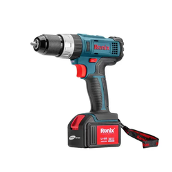 دریل پیچگوشتی شارژی چکشی 18 ولت رونیکس مدل 8618