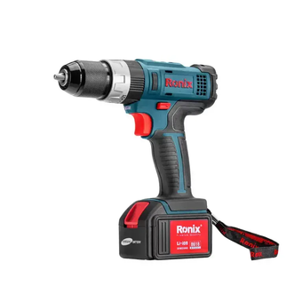 دریل پیچگوشتی شارژی چکشی 18 ولت رونیکس مدل 8618