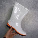 چکمه ایمنی مدل صادقی ساق کوتاه سفید