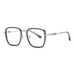 فریم عینک طبی چند ضلعی مدل TJ815C01P81 مناسب برای صورت گرد و بیضی