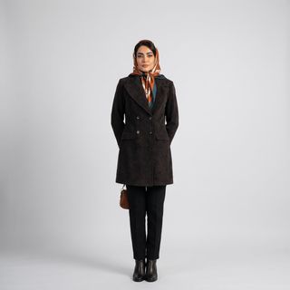 مانتو زنانه مدل مخمل کبریتی