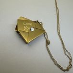گردنبند زنانه مدل پاکت عشق