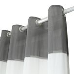 پرده تیکو دکو مدل کتان هرینگ ژور دار شش چین سایز 225x275 سانتیمتر