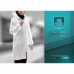 روپوش پزشکی زنانه خضرا مدل زیپدار کد 31200