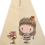 چادر بازی کودک مدل سرخپوستی طرح کودکان سرخپوست کد PT514