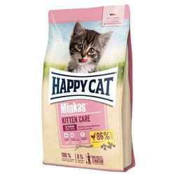 غذای خشک بچه گربه هپی کت مدل kitten وزن 500 گرمی (بسته بندی زیپ کیپ)