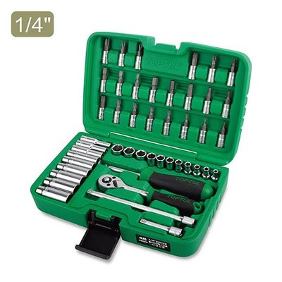ست بکس ریز تاپ تول (TOPTUL) 46 پارچه مدل GCAI4601 یک چهارم اینچ