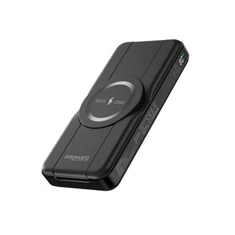 پاوربانک 20 وات وایرلس پرومیت مدل POWERPACK-FOLD ظرفیت 10000 با گارانتی شرکتی