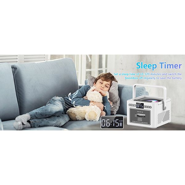 پخشکننده سیدی بومباکس 2025 کاست خور ،پخش کننده موسیقی مدل CD-W16