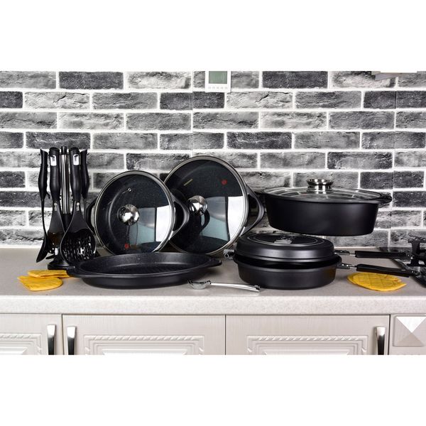 سرویس پخت و پز 33 پارچه ام جی اس طرح ایتالیاB کد800187